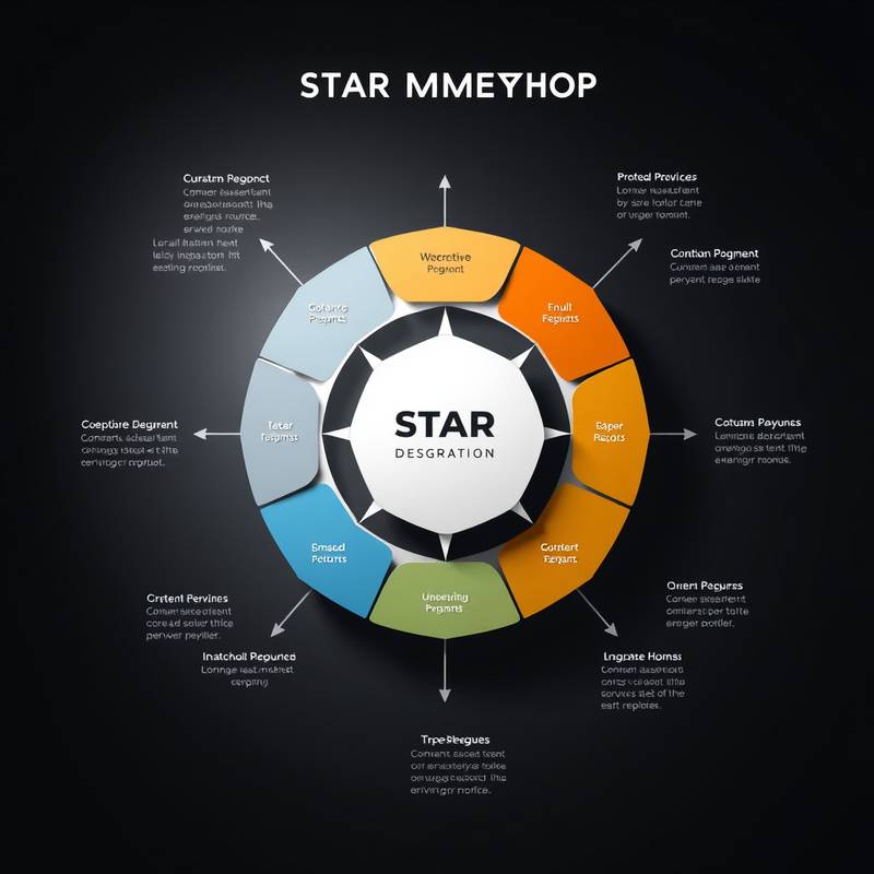 Diagram van de STAR-methode met Situatie, Taak, Actie, Resultaat.